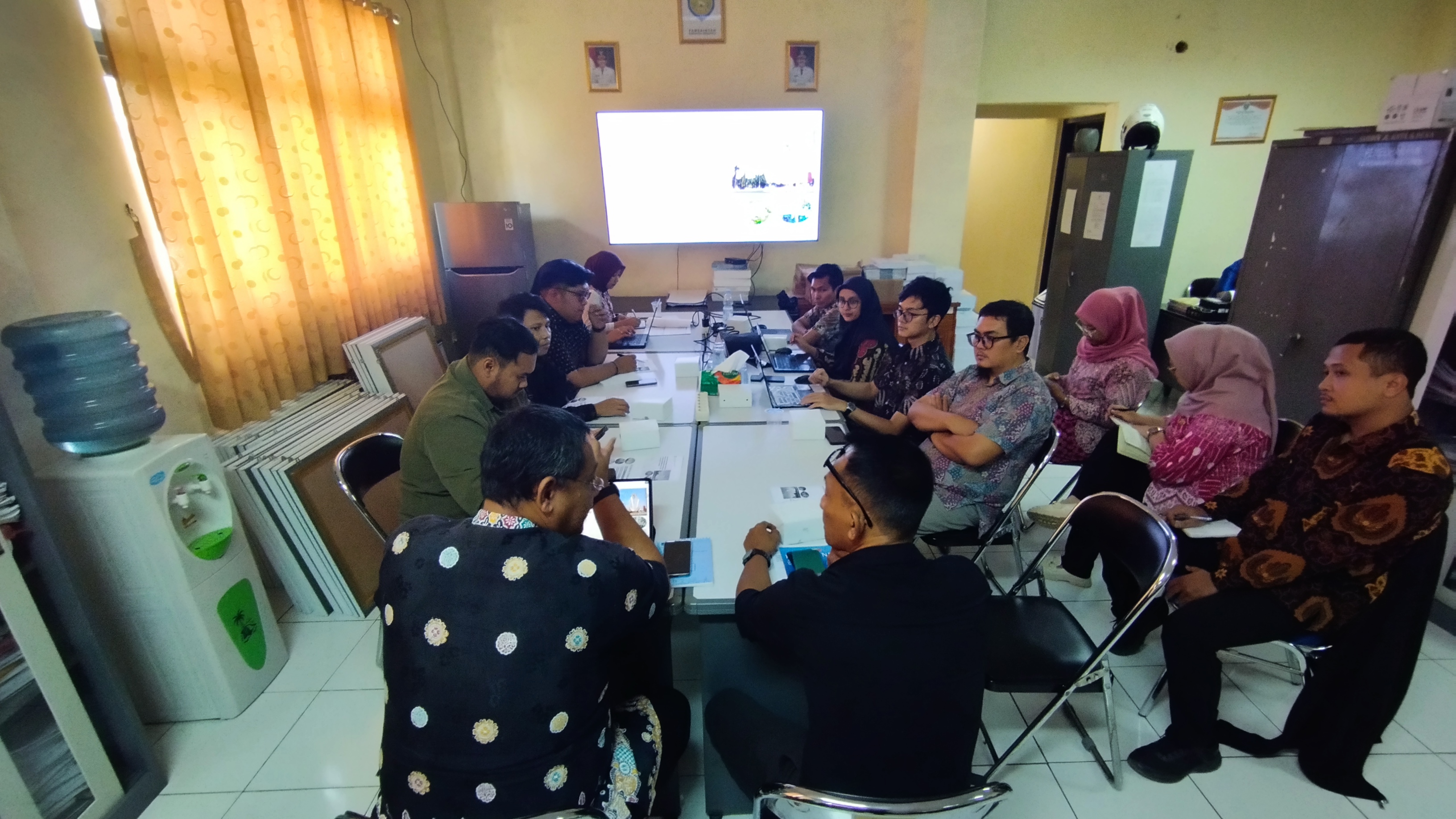 Rapat Penilaian Pelaksanaan KKPR dan PMP UMK di Kabupaten Indramayu.